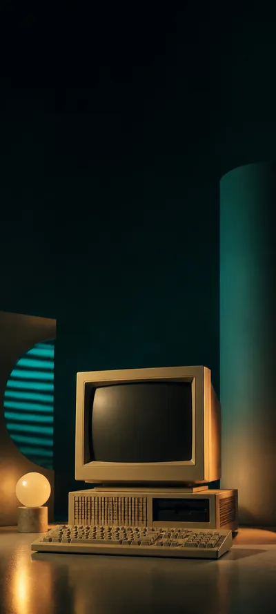 Analog Night Retro Computer