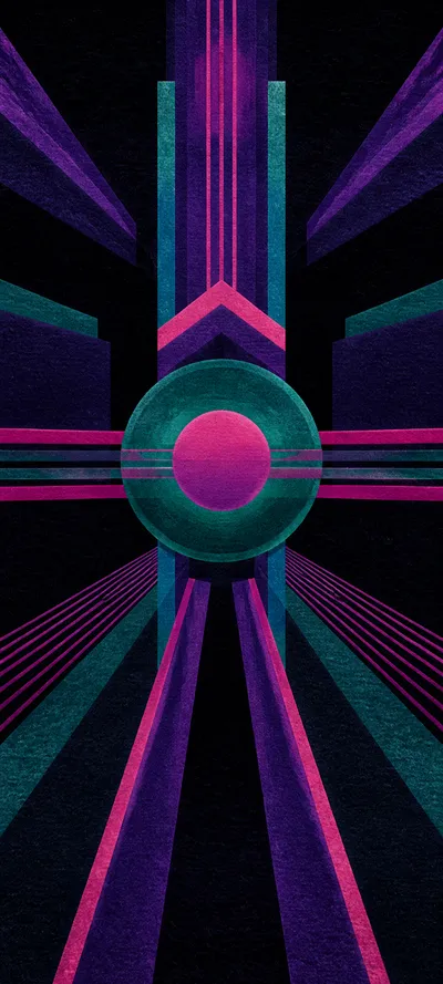 Retro Minimal Arcade Carpet