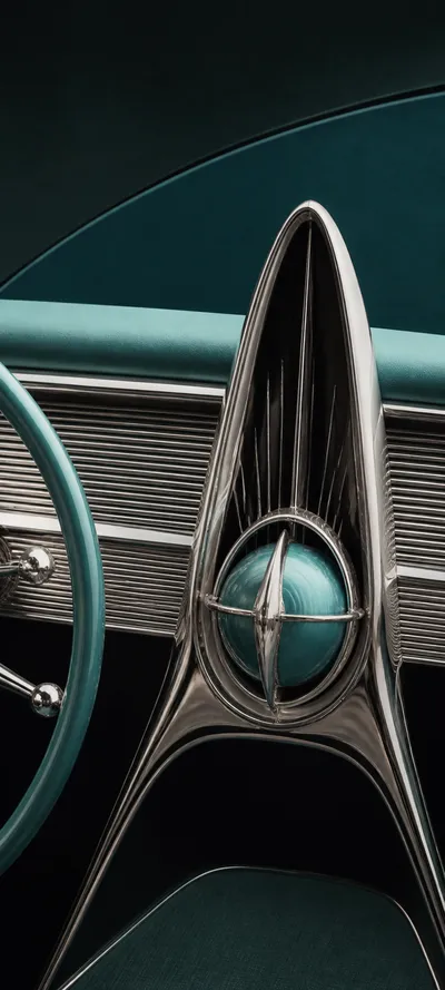 Retro Minimal Dream Car Dashboard