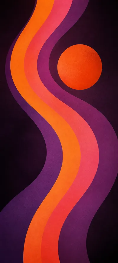 Retro Minimal Psychedelic Waves
