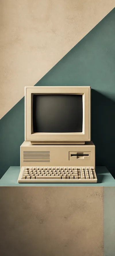 Retro Minimal Retro Computer