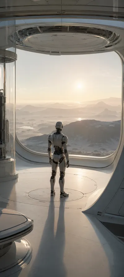 Android Alien Sunrise