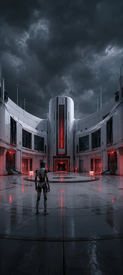Android Red Emergency Storm