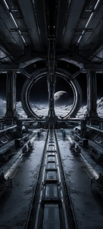 Lunar Station Symmetric Blue