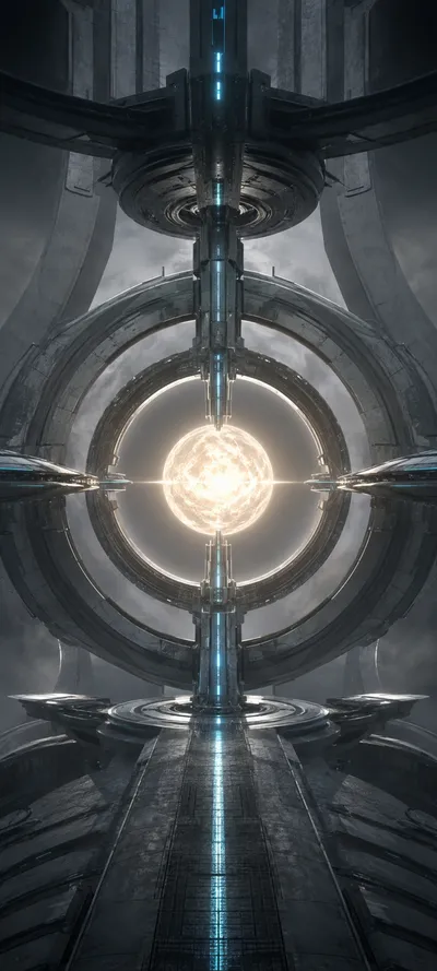 Monochrome Sun Megastructure