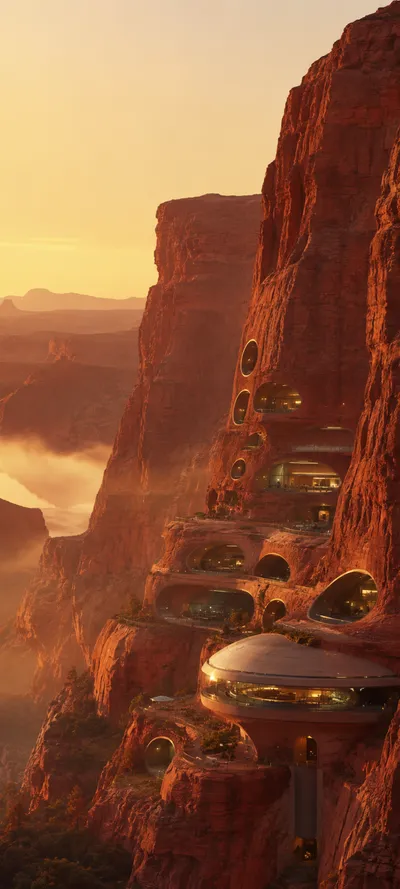 Red Canyon Colony Golden Hour