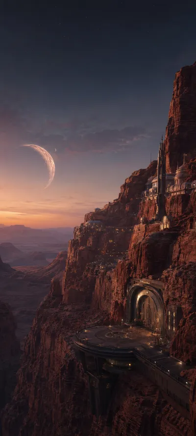 Red Canyon Colony Twilight