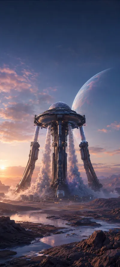 Terraforming Machine Planet Light