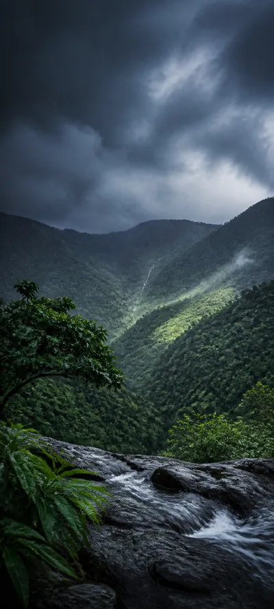 Blue Hour Monsoon Summer