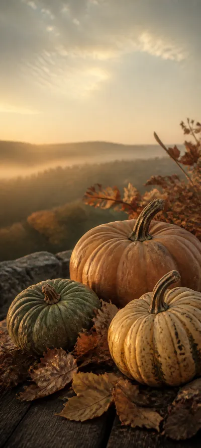 Cinematic Dawn Pumpkin Still Life