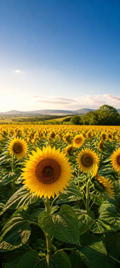 Cinematic Dawn Sunflower Summer