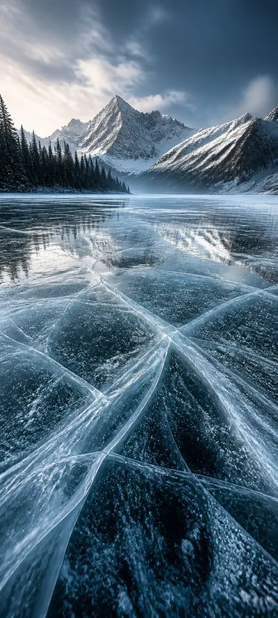 Editorial Detail Frozen Lake