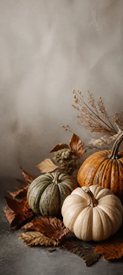 Minimal Luxe Pumpkin Still Life