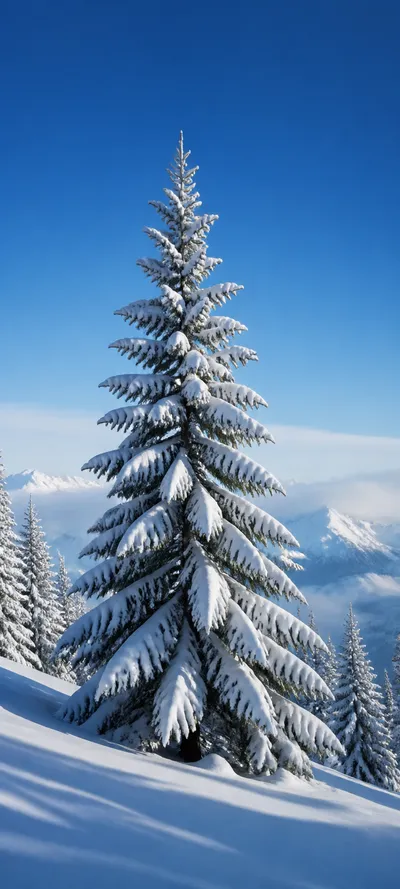 Minimal Luxe Winter Pines