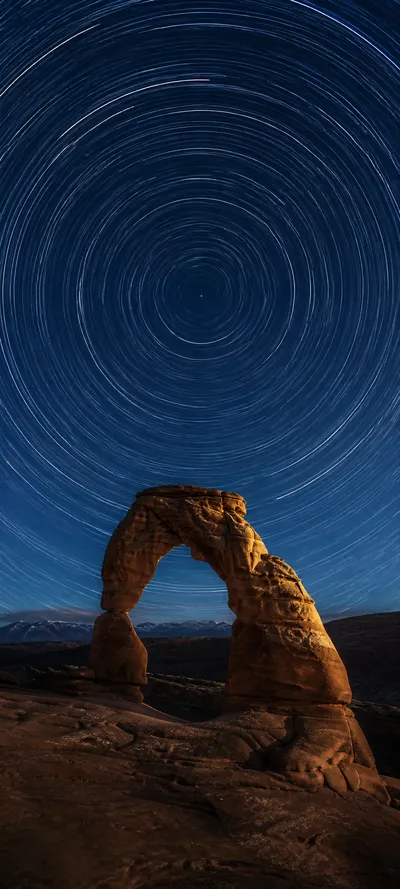 Blue Hour Star Trails