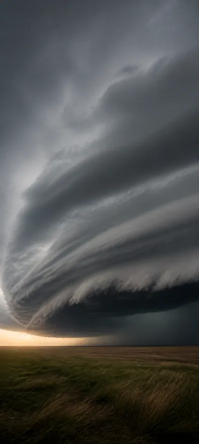 Cinematic Dawn Shelf Cloud