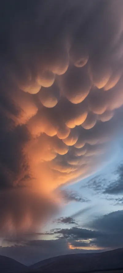 Cinematic Dawn Storm Mammatus