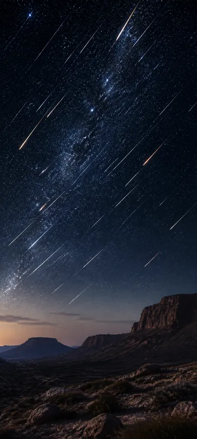Editorial Detail Meteor Shower