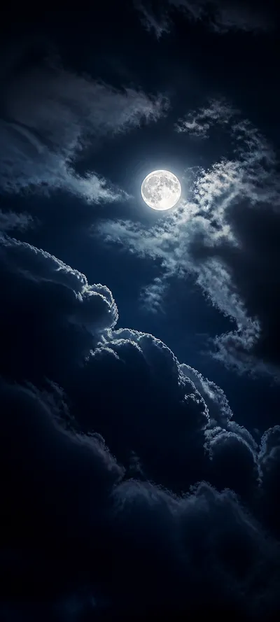 Editorial Detail Moonlit Clouds