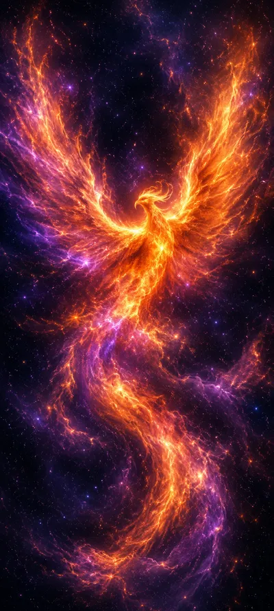 Cosmic Phoenix Nebula