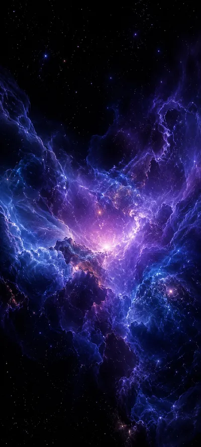 Cosmic Violet Nebula