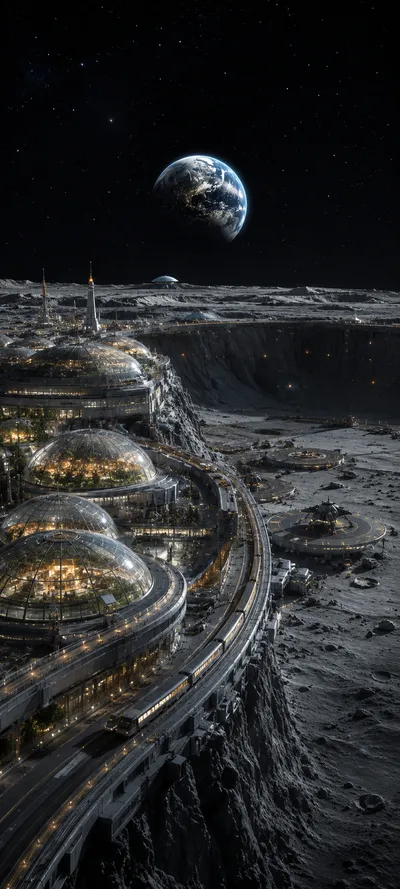 Lunar Colony Metropolis