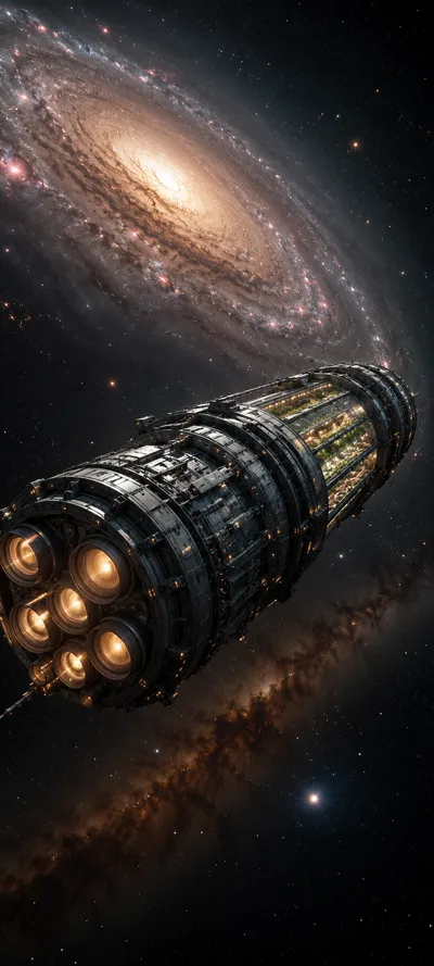 ONeill Cylinder Generation Ship