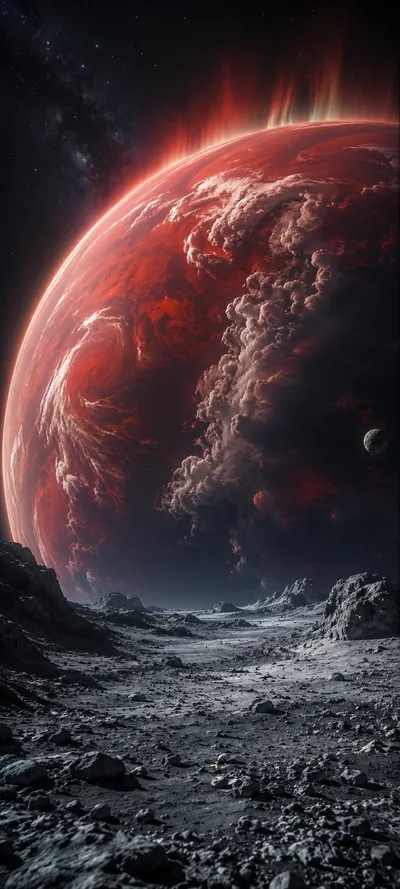 Red Gas Giant Atmosphere