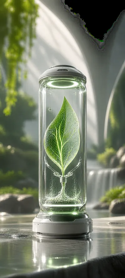 Minimal Iconic Biotech Capsule