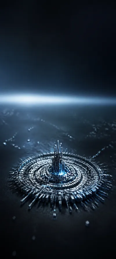 Minimal Iconic Nanotech Surface