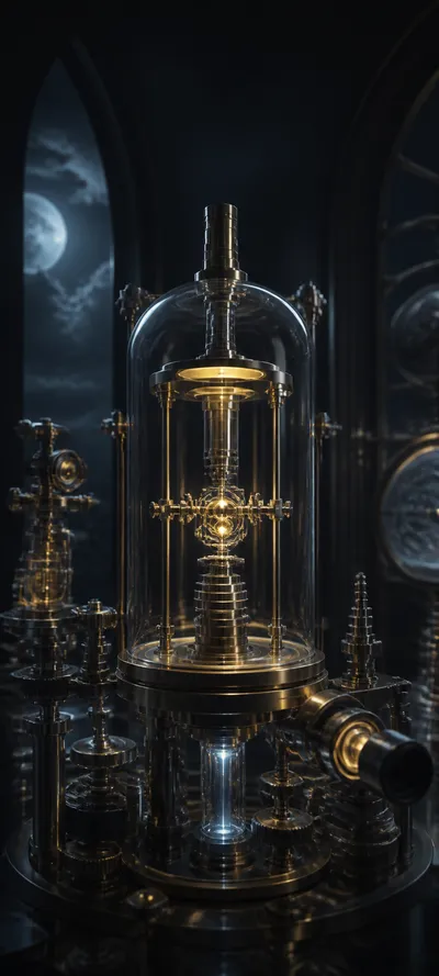 Moonlit Realm Atomic Clock