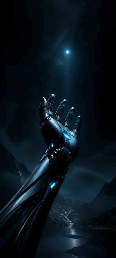 Moonlit Realm Robotic Hand