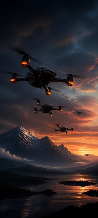 Painterly Prestige Drone Swarm