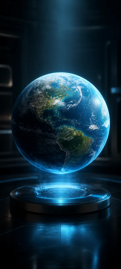 Painterly Prestige Holographic Globe