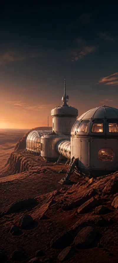 Painterly Prestige Mars Habitat