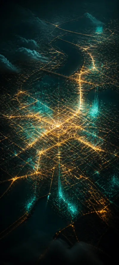 Painterly Prestige Smart City Grid