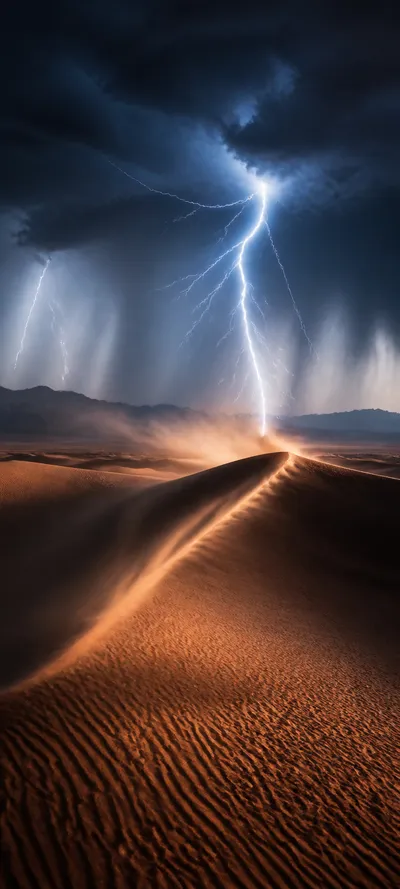 Editorial Detail Desert Lightning