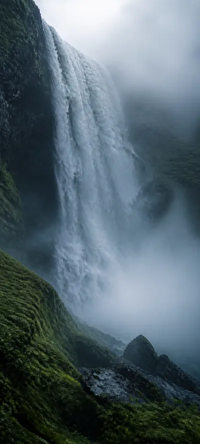 Editorial Detail Misty Waterfall