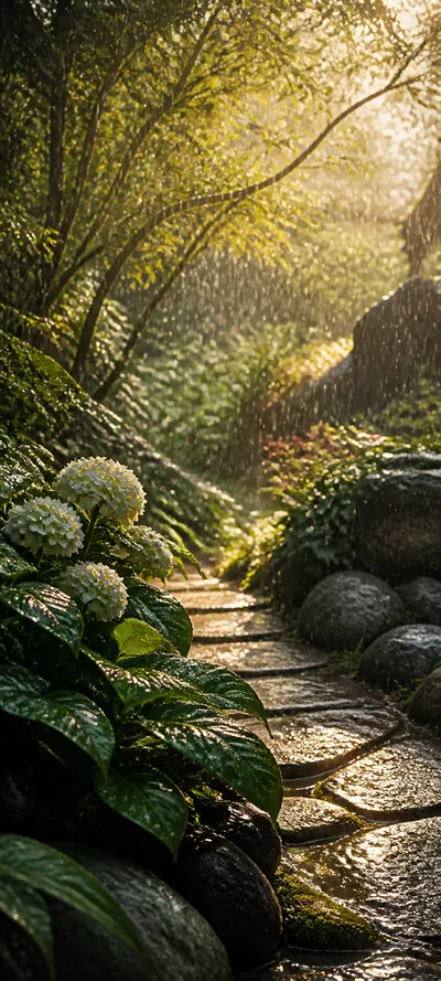 Editorial Detail Sunshower Garden