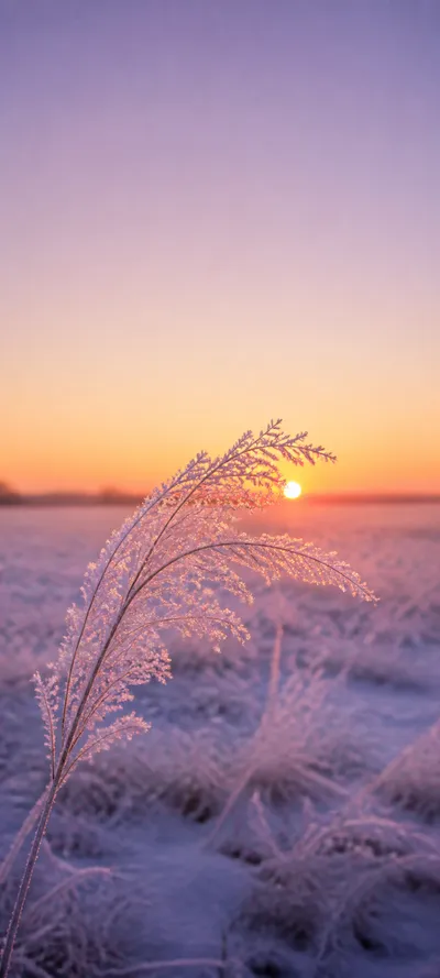 Minimal Luxe Frosted Sunrise