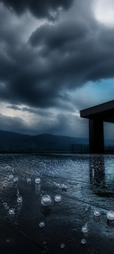 Minimal Luxe Hailstorm Glass